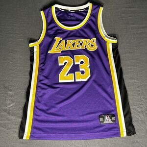 Fanatics LeBron James Los Angeles LA Lakers Jersey Youth Medium
